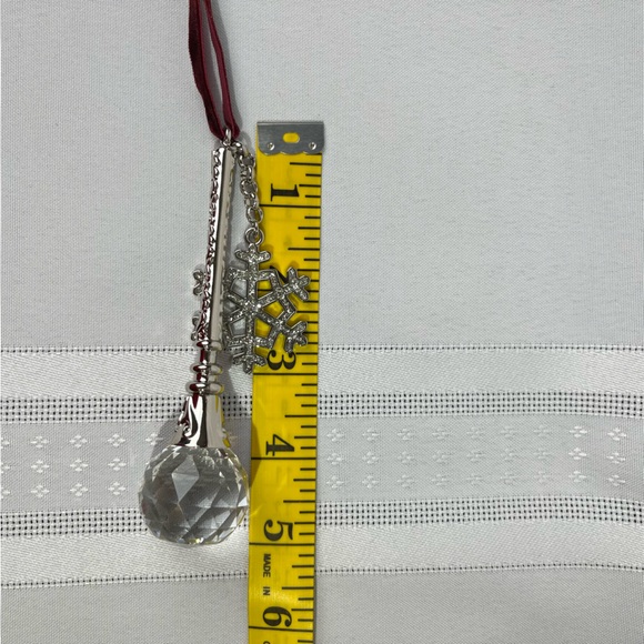 Bowring Make a Wish Snowflake Ornament Christmas Holiday Collectible Crystal - Picture 9 of 14